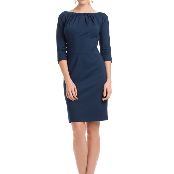 Trina Turk Sarafina Three-Quarter Sleeve Knit Sheath in Orchid Size 4 - Picture 7 of 7